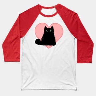 Valentine Kitty Baseball T-Shirt